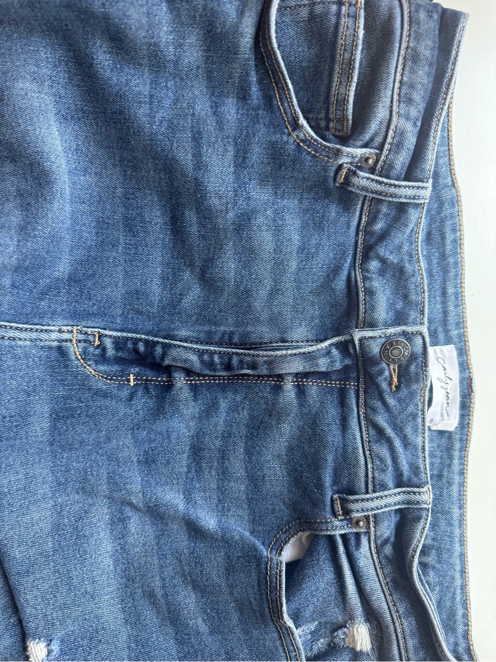 CJLA- Chrissy Distressed  Jeans - Picture 9 of 11